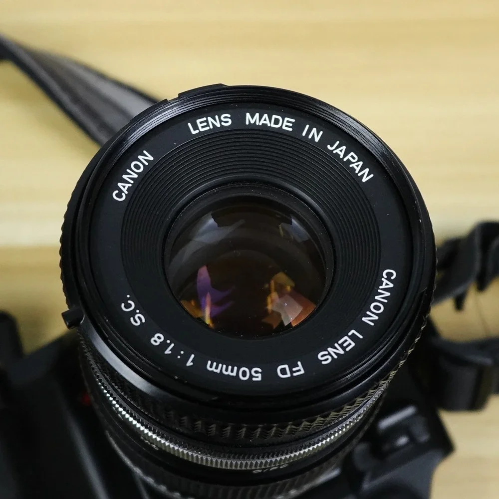 Vintage Canon T90 w/50mm 1.8 FD Lens, Teleconverters and Hoya Polarizer Filter